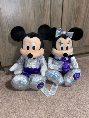 Mickey & Minnie 100th Anniversary Plush Duo